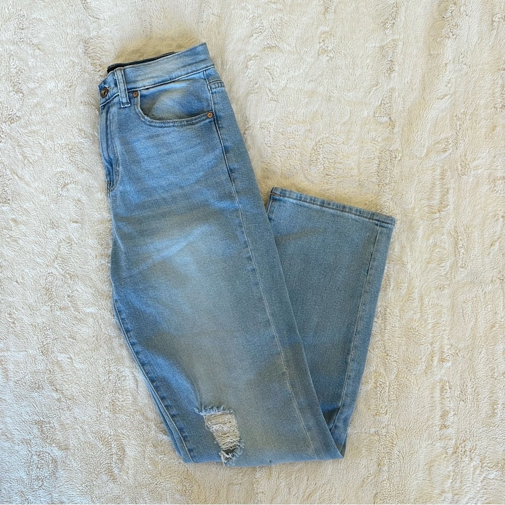 Kendall & Kylie Women’s Jeans Hi Rise Skater Denim Size 1 (25) Distressed
